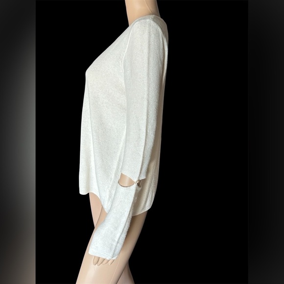 Charli Ellin Cashmere Lambswool Blend Sweater Elegant Quiet Luxury Women Sz XS - Picture 9 of 13